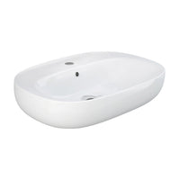 Lavabo sospeso ovale 65 cm