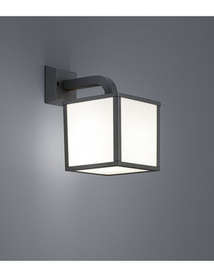 Applique Cubo Led per Esterno Cubango Antracite IP54 Trio Lighting