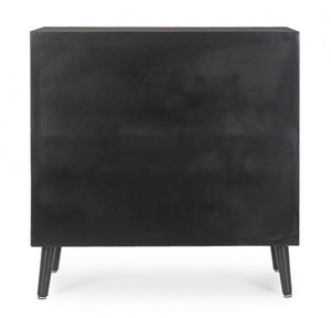 Credenza Josine Nero 80x40x80 in legno