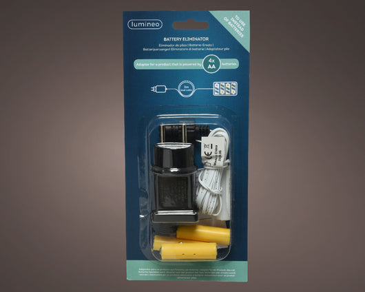 Eliminatore di 4 batterie AA per uso interno L300 cm