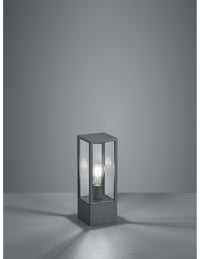 Lampioncino Squadrato da Giardino Garonne Antracite H40 cm Trio Lighting