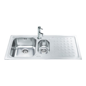 Lavello inox 100x50 cm 1 vasca