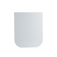 Copriwater in termoidraulico bianco lucido