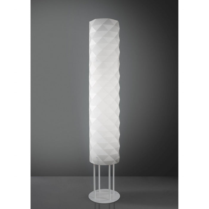 Piantana Base Bianco in Metallo 27 x 155h