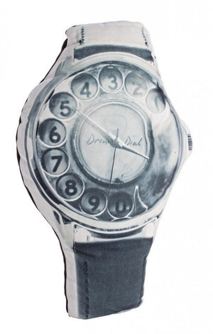 4x Cuscino orologio 47x30 in tessuto