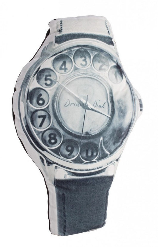 4x Cuscino orologio 47x30 in tessuto