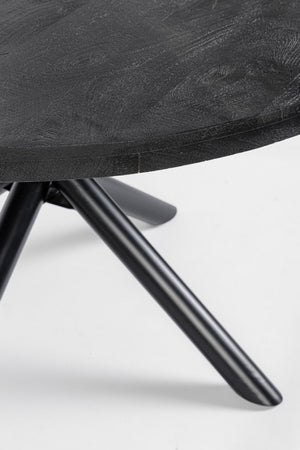 Tavolo rotondo in legno D.130 x 76h