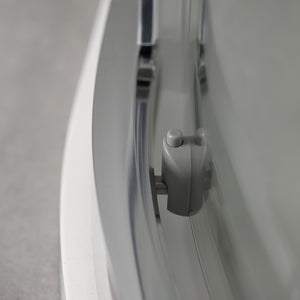 Box doccia semicircolare 90x90 h195 trasparente