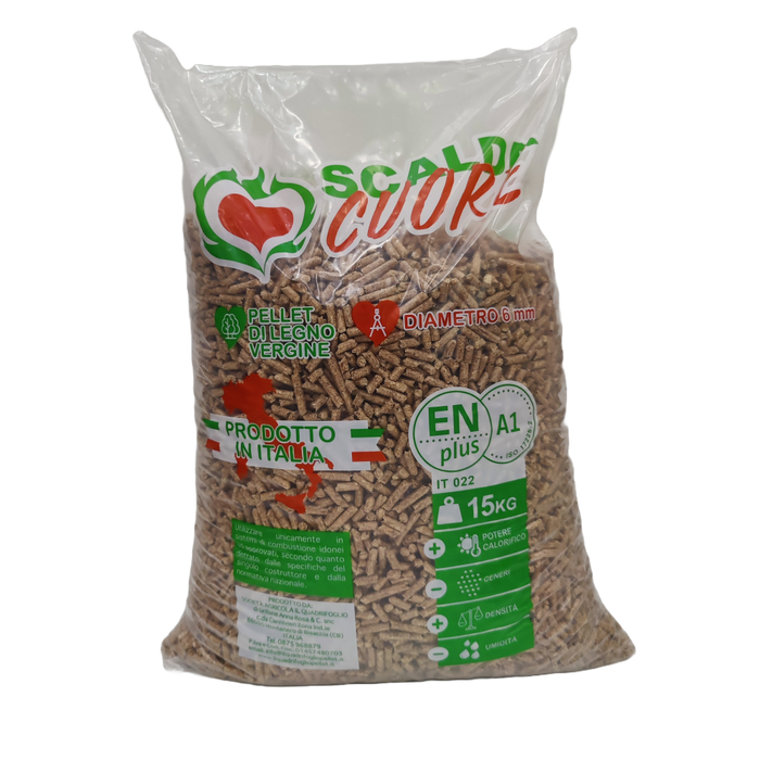 Pellet Scaldacuore A1 Kg 15