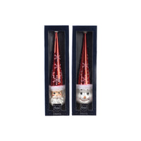 Puntale Vt ass c/fiocchi di neve H30cm