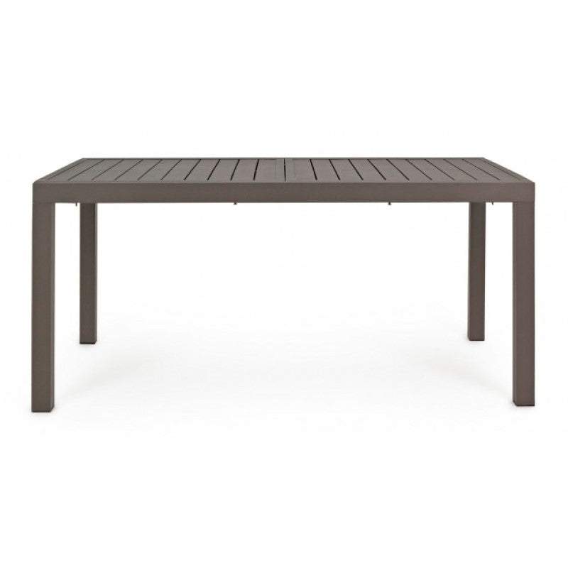 Tavolo per esterno allungabile in alluminio Caffè HILDE YK14 160-240x90x h75 cm