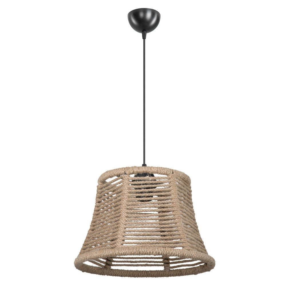 Lampada da soffitto Besta ASZ1745 con paralume in iuta H60xL31