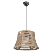 Lampada da soffitto Besta ASZ1745 con paralume in iuta H60xL31