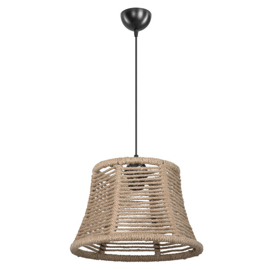 Lampada da soffitto Besta ASZ1745 con paralume in iuta H60xL31