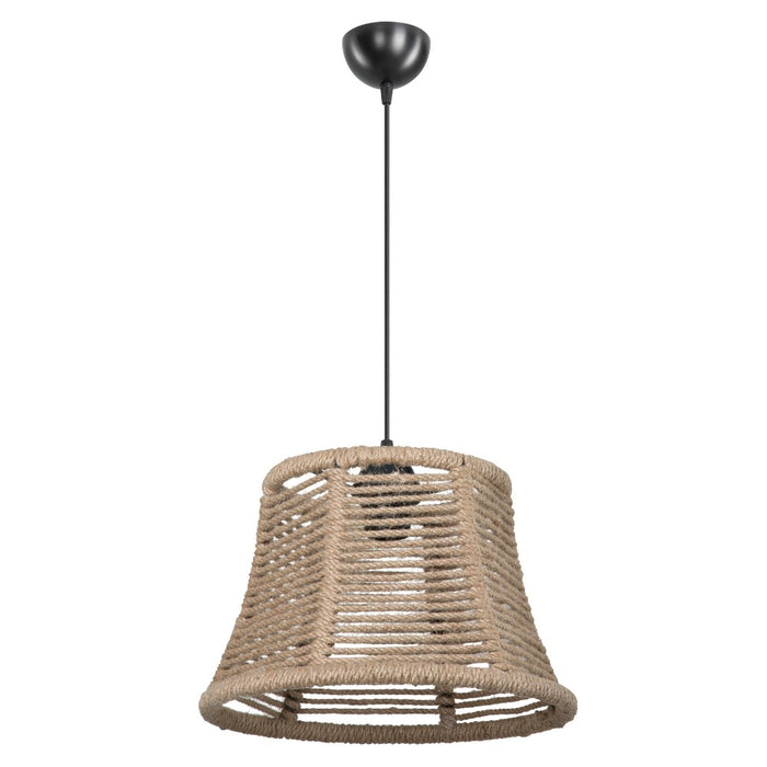 Lampada da soffitto Besta ASZ1745 con paralume in iuta H60xL31