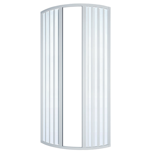 Box doccia circolare a soffietto cm 68-70 apertura laterale