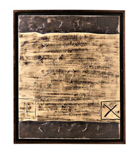 Olio su tela multicolar e telaio in legno 100x120 cm