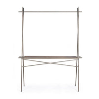 Tavolo espositore industrial rettangolare 98h cm