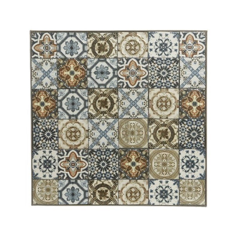 Sedia pieghevole toulouse con decorazione mosaico 45x38x90cm