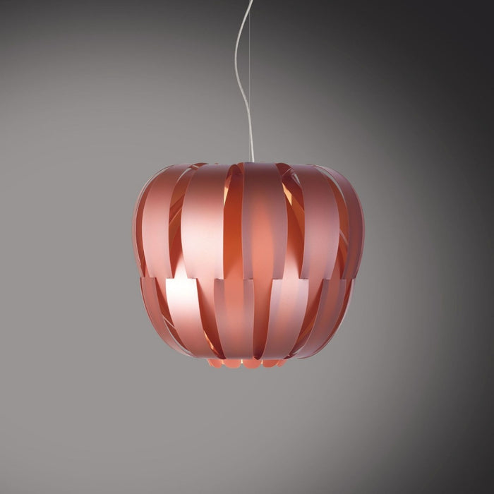 Sospensione Pink Metal in Metallo Cromato Cm. 19 x 16h