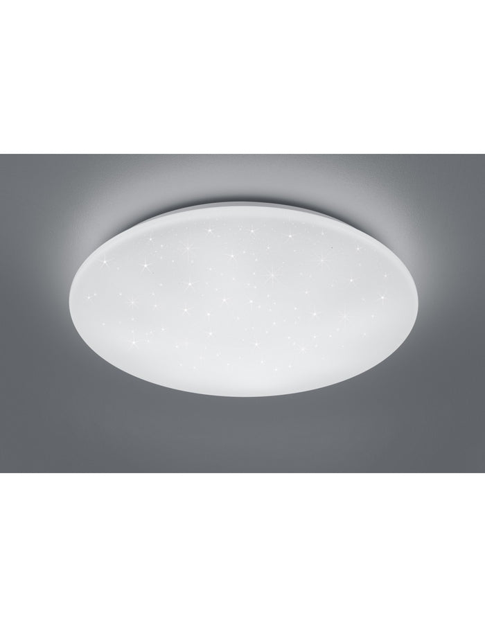 Plafoniera Kato Led Dimmerabile Bianco Effetto Stelle Scintillanti Ø60 cm Trio Lighting