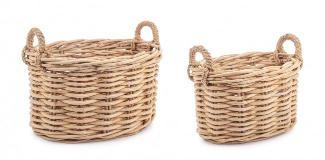 Cesta 50x40x30h e 59x46x35h naturale