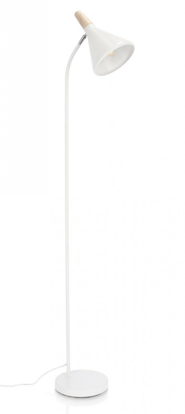 Piantana brill bianco 31x20x148h in metallo