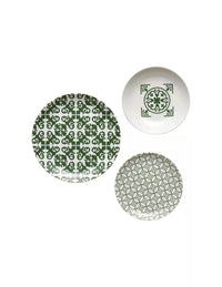 Set di 6 posti tavola in maiolica smeraldo