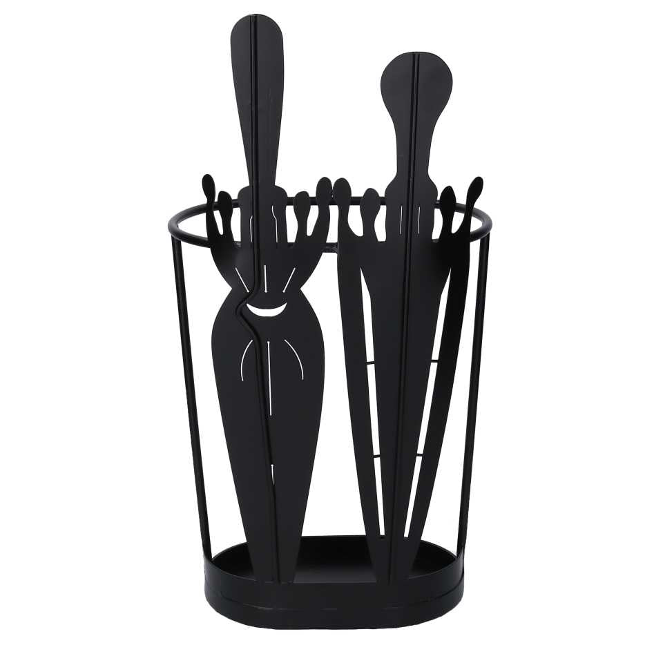 Portaombrelli c/ombrelli ovale cm 27x17,5h53,5