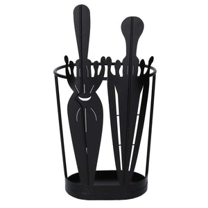 Portaombrelli c/ombrelli ovale cm 27x17,5h53,5