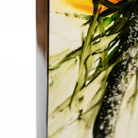 Pannello decorativo con finitura in legno giallo 60x120x4 cm