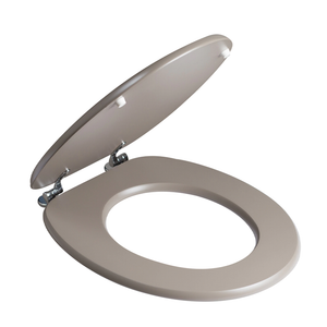 Copriwater universale in legno MDF laccato tortora