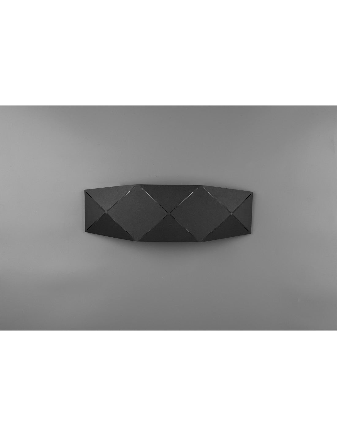 Applique Rettangolare Led Zandor Nero L40 cm Trio Lighting