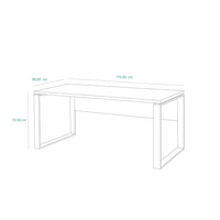 Scrivania con gambe in metallo rovere Sonoma   170 x 80 x 74,5