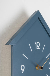 4x Orologio da parete blu con pendolo 24x5,5x37,5h