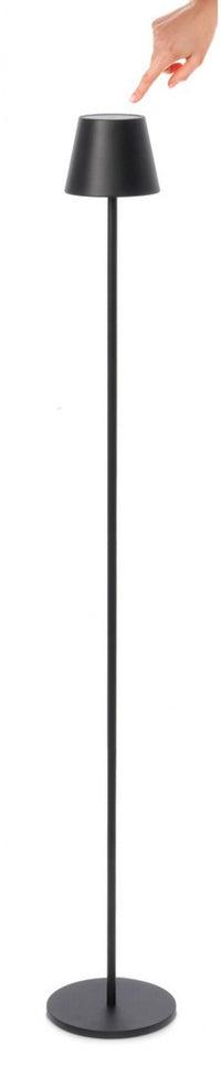 Piantana led etna nero D.17 x 115h cm