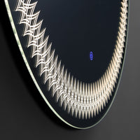 Specchio rotondo 80 cm con led integrato