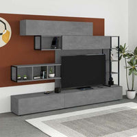 Parete attrezzata 260x40x33 cm