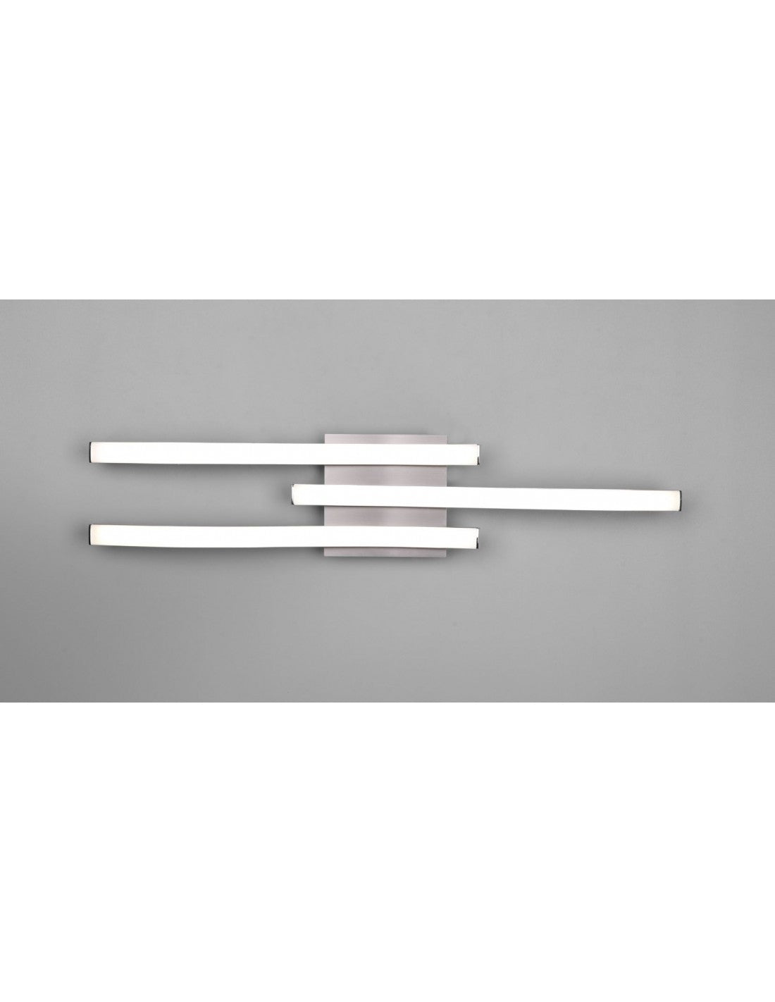 Lampada Soffitto Moderna Bacchette Led 4000k Route Nichel Trio Lighting