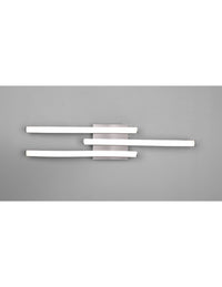 Lampada Soffitto Moderna Bacchette Led 4000k Route Nichel Trio Lighting