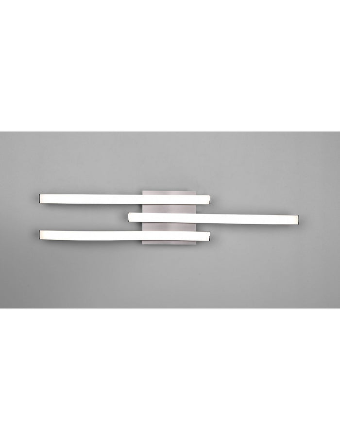 Lampada Soffitto Moderna Bacchette Led 4000k Route Nichel Trio Lighting