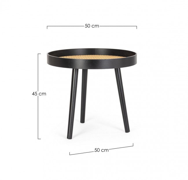 Tavolino in legno D50 50x50x45h