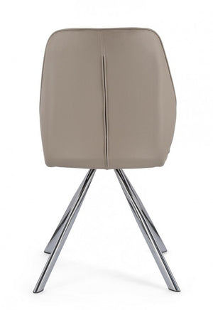 4x Sedia Maxwell Pu Tortora