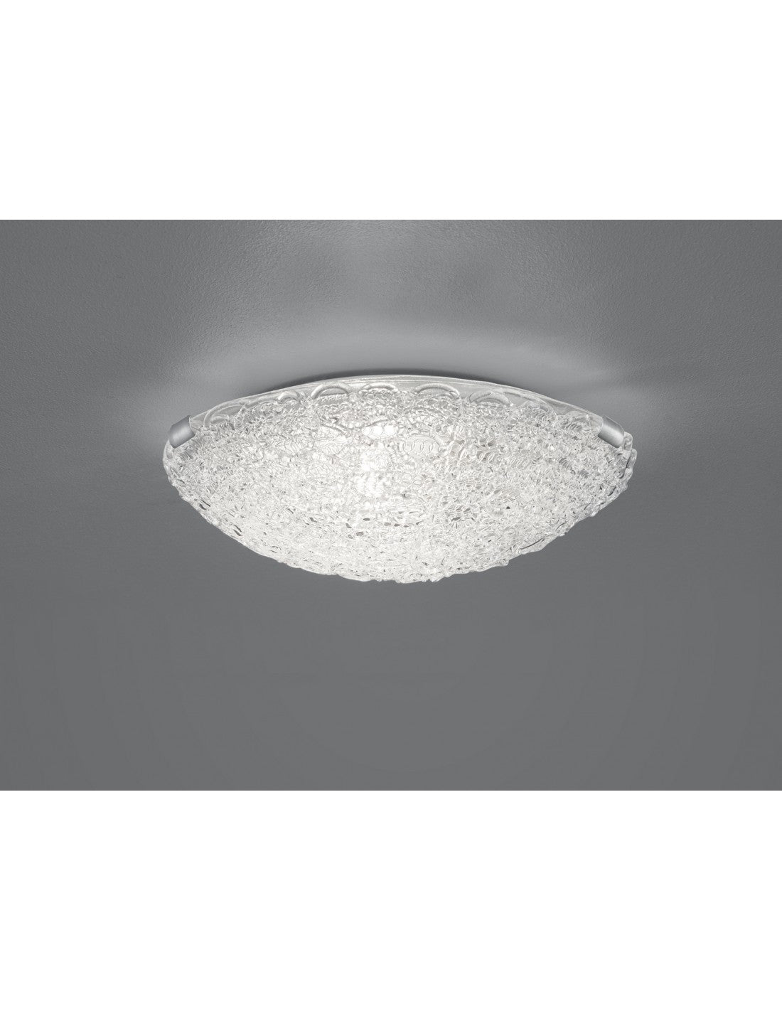 Plafoniera Sweety 1xE27 Nichel E Acrilico Ø30 cm Trio Lighting