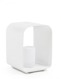 Lampada led bianca 25x26x35h in alluminio