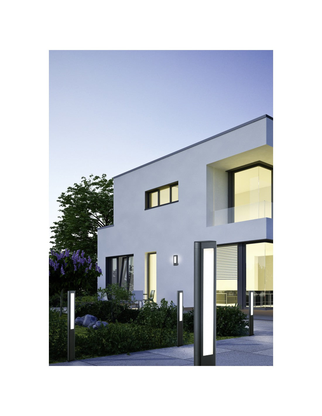 Applique Da Esterno Rhine Led IP54 Antracite H25 cm Trio Lighting