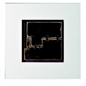 Olio su tela multicolar e telaio in legno 80x80 cm