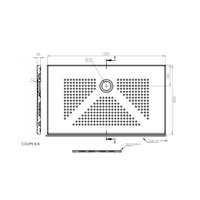 Piatto doccia 120x80 ceramica 3cm