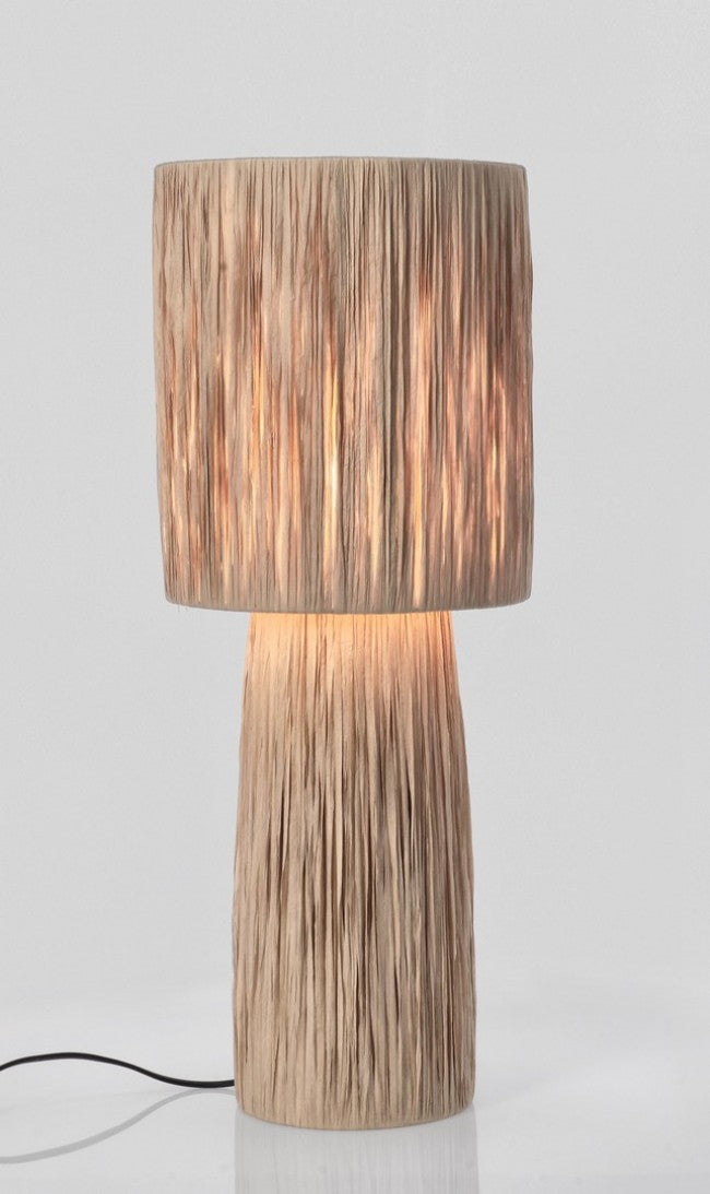 Lampada tavolo Kanda naturale D.23x59h