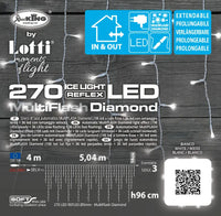 Ice Light 270 MiniLED MultiFLASH 50 4xH96cm freddo